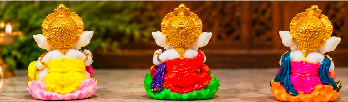 Ganesha Idol Set of 3