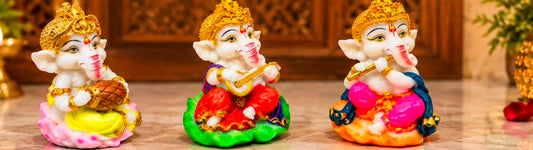 Ganesha Idol Set of 3