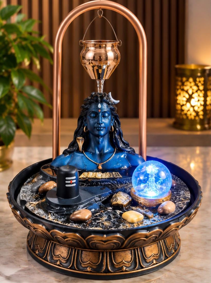 Shiva Abhishek Water Fountain Decor