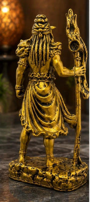 Shiva Standing Statue with Trishul Finish